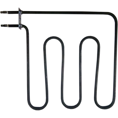 ТЭН для саун 2000W, L265x300мм, угловой, клеммы под разъем, повышенной мощности, 230V