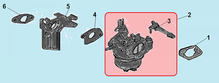10 КАРБЮРАТОР ВИБРОПЛИТА CHAMPION PC9750FT
